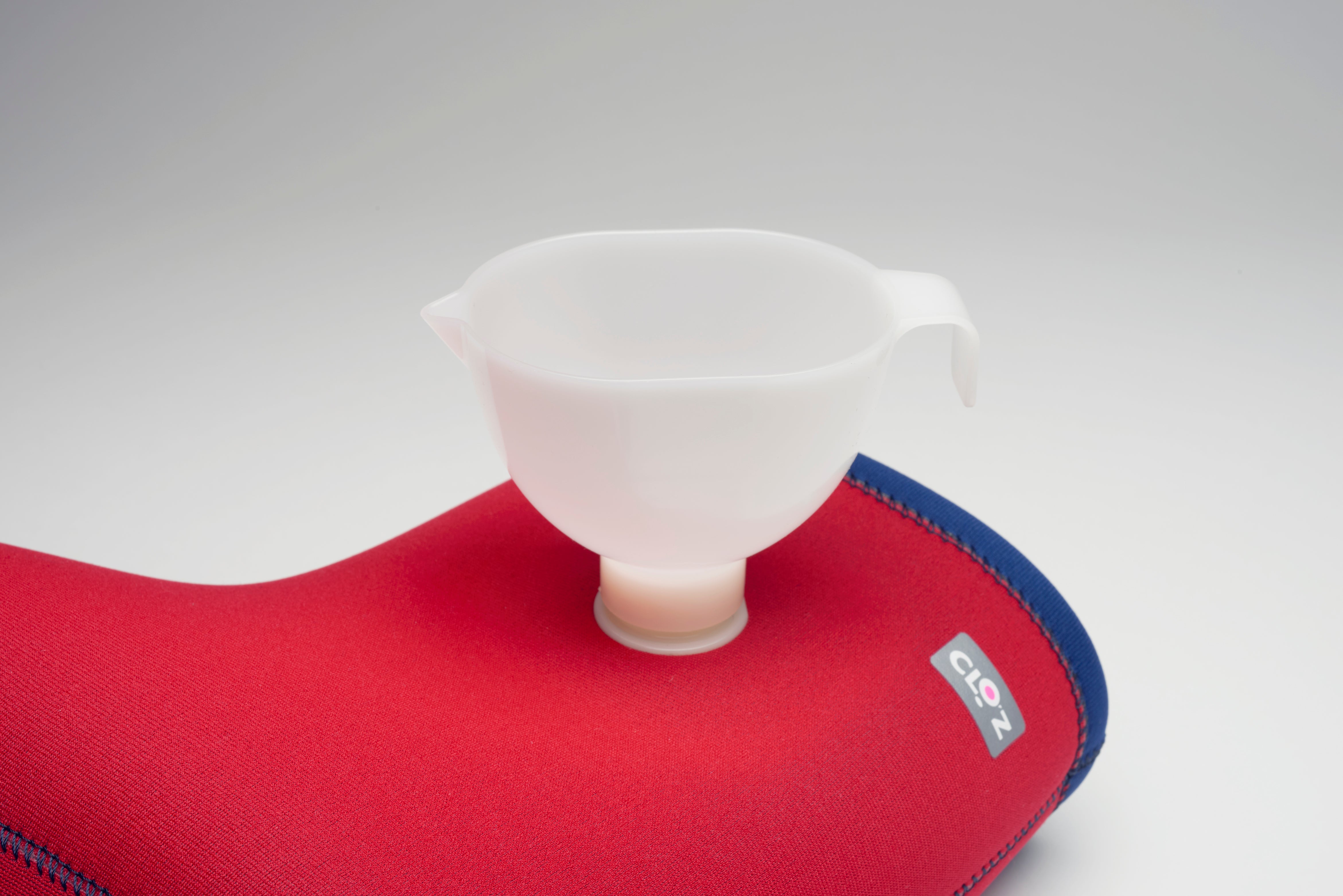 クロッツ やわらか湯たんぽ 足用タイプ|底なし