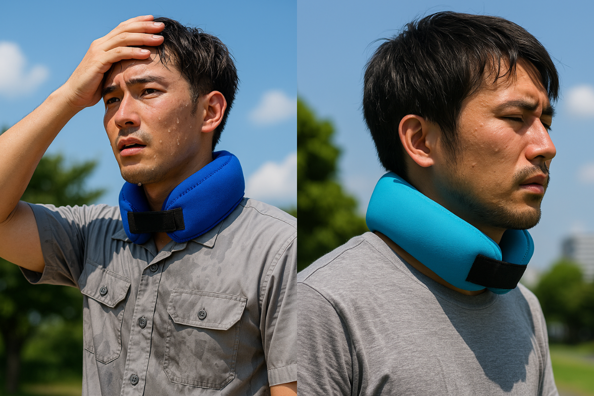 クロッツ ネッククーラー デラックス|氷を入れる完全防水ファスナータイプ