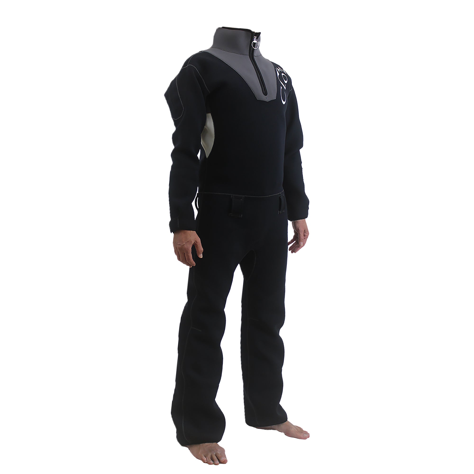 クロッツ ライトドライスーツ 2WJ バックファスナー(ブラックxグレー)