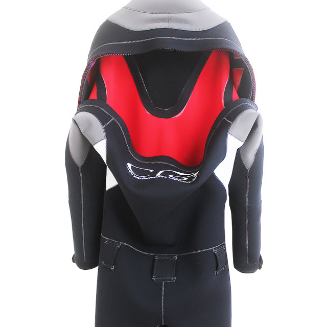 クロッツ ライトドライスーツ 2WJ バックファスナー(ブラックxグレー)