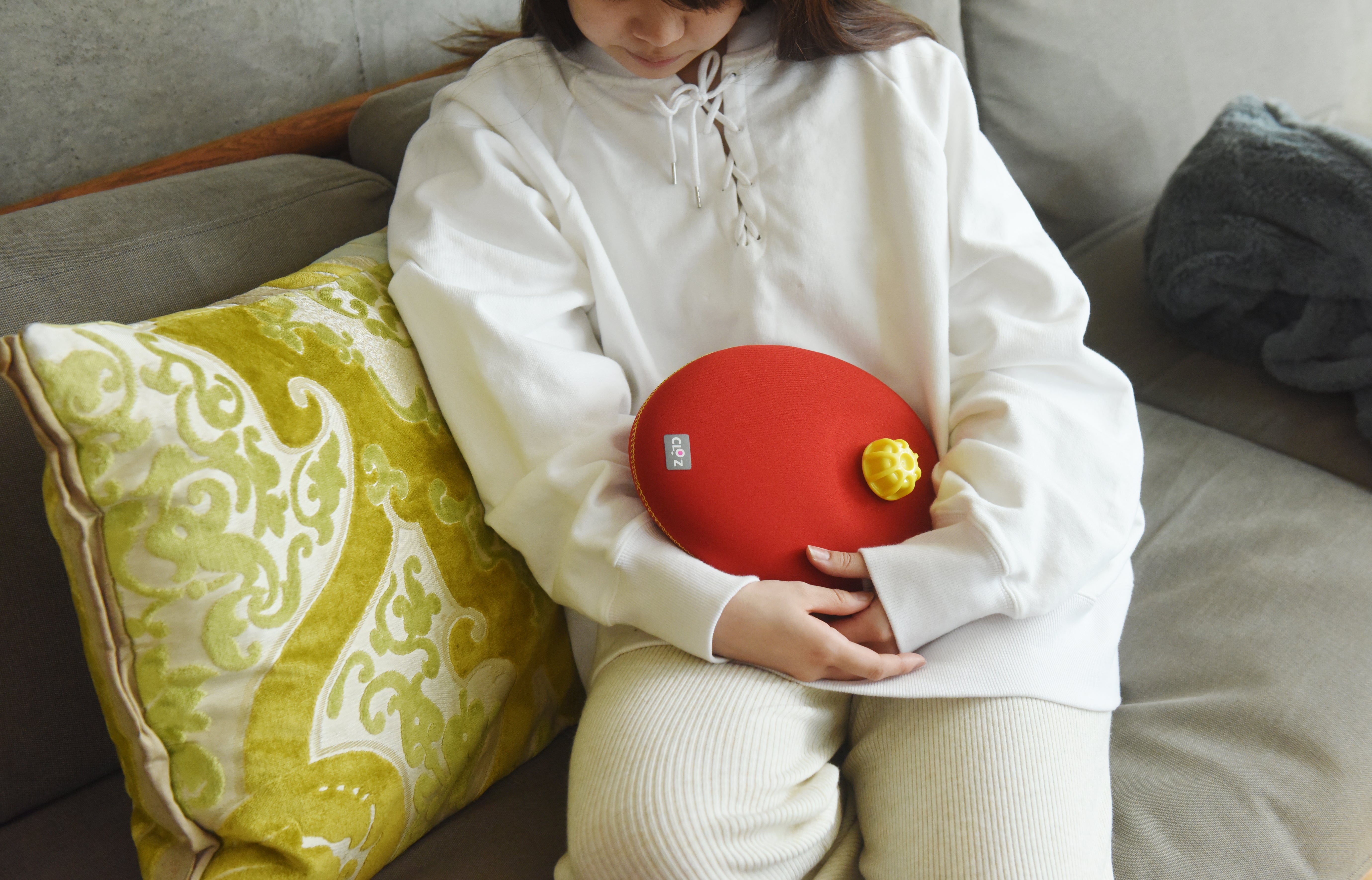 【OUTLET品】クロッツ やわらか湯たんぽ たまご型タイプ 1.2L