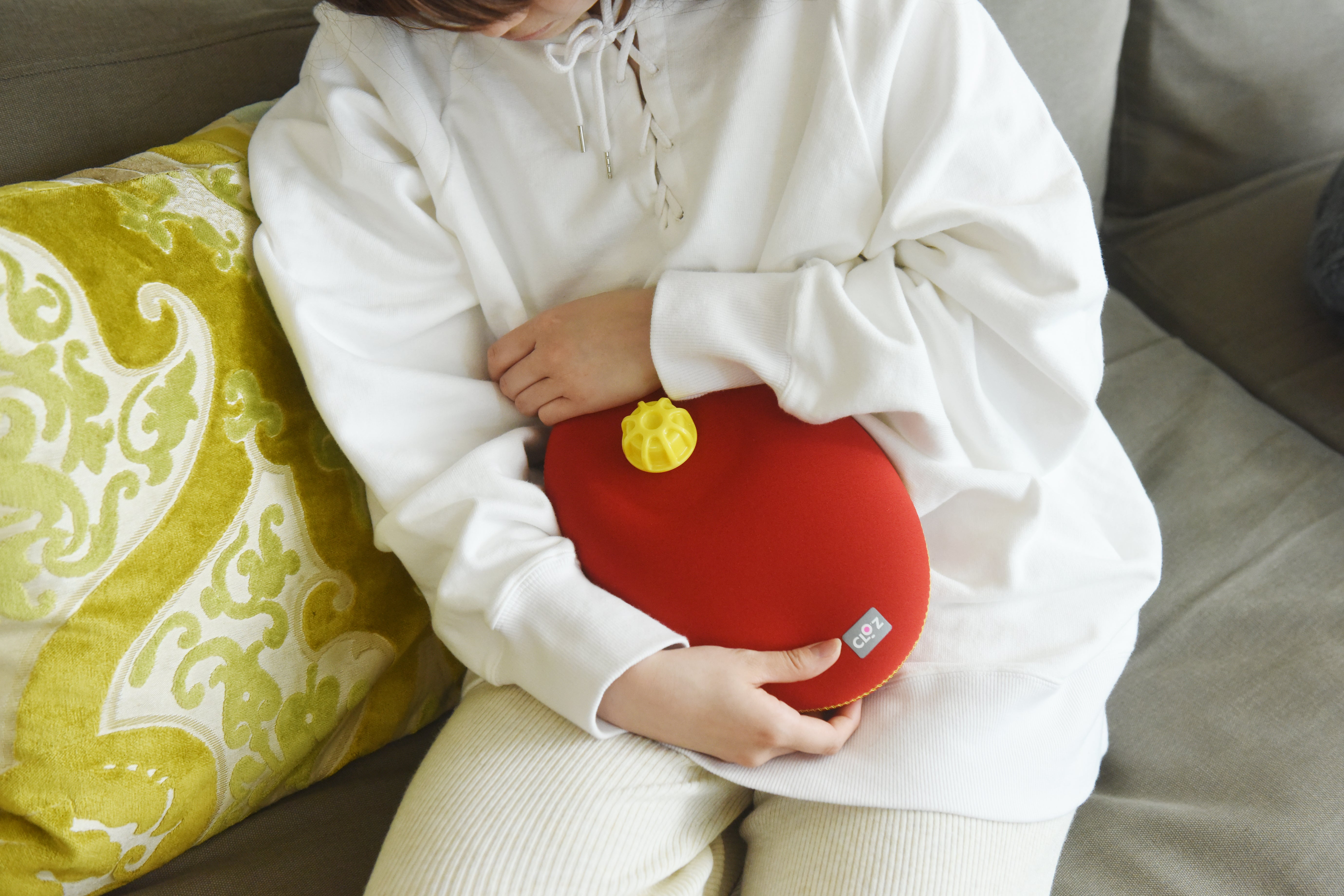 【OUTLET品】クロッツ やわらか湯たんぽ たまご型タイプ 1.2L