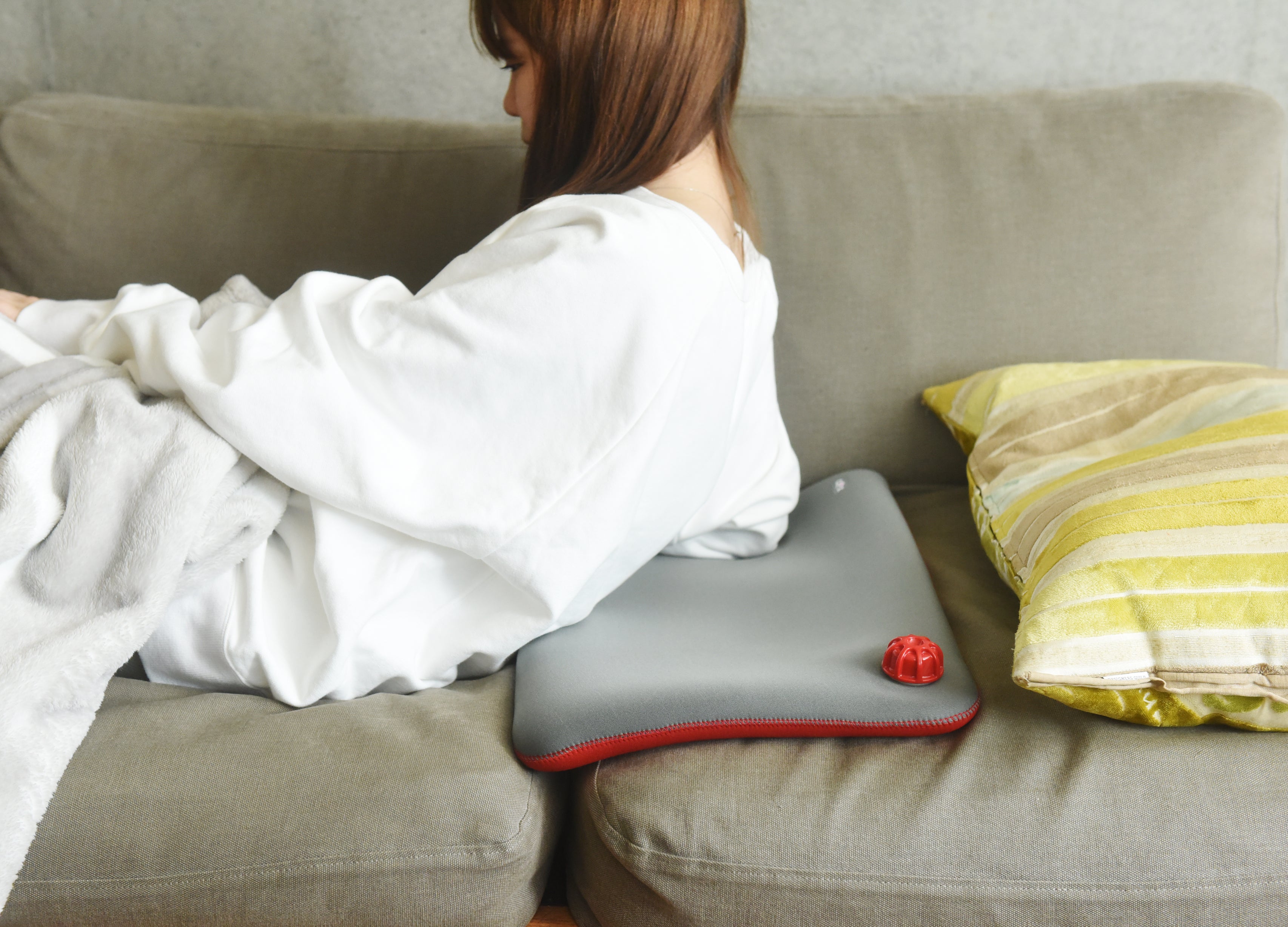 クロッツ やわらか湯たんぽ 座ぶとんタイプ(穴なし)