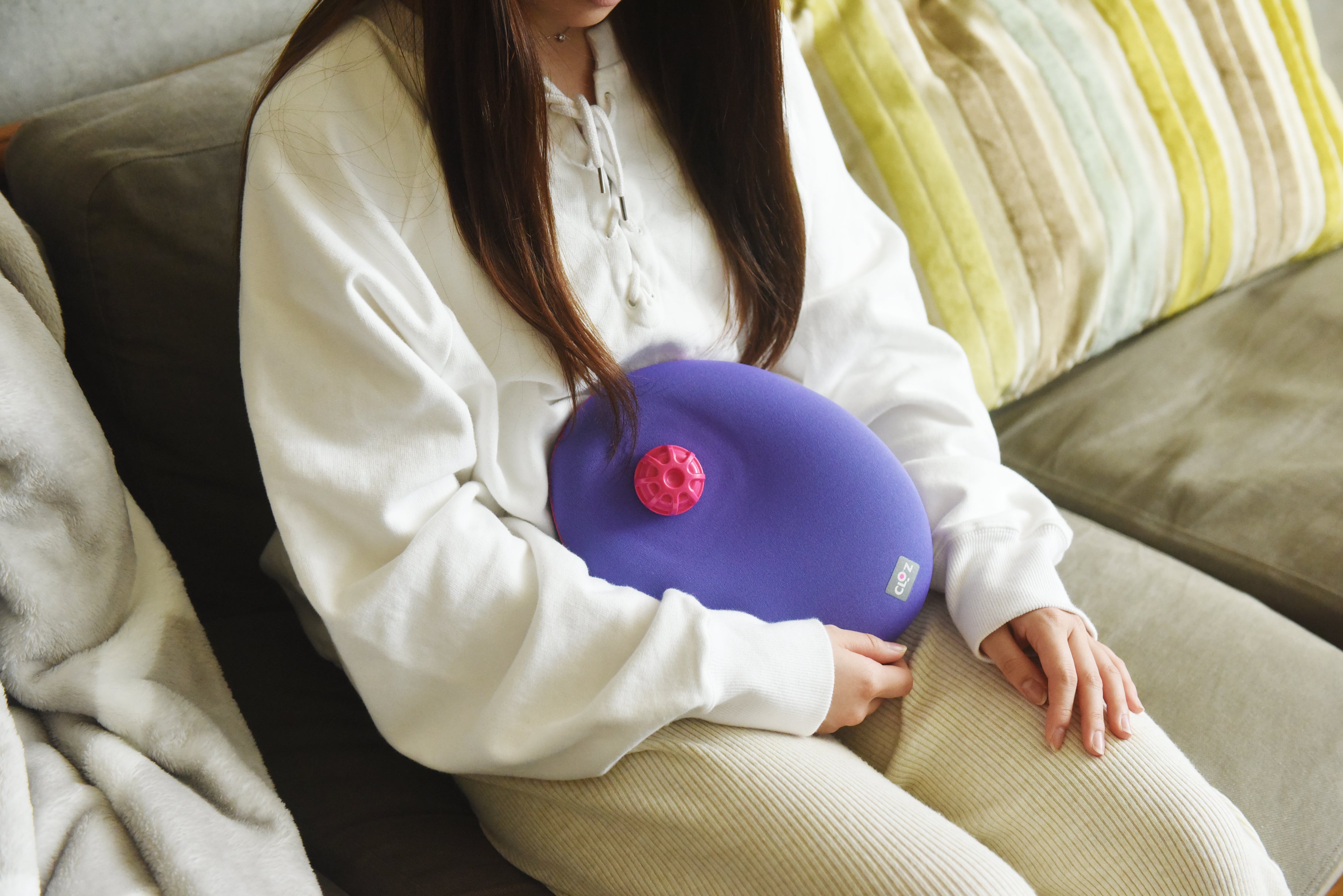 【ギフト仕様A|化粧箱】クロッツ やわらか湯たんぽ たまご型タイプ 1.2L