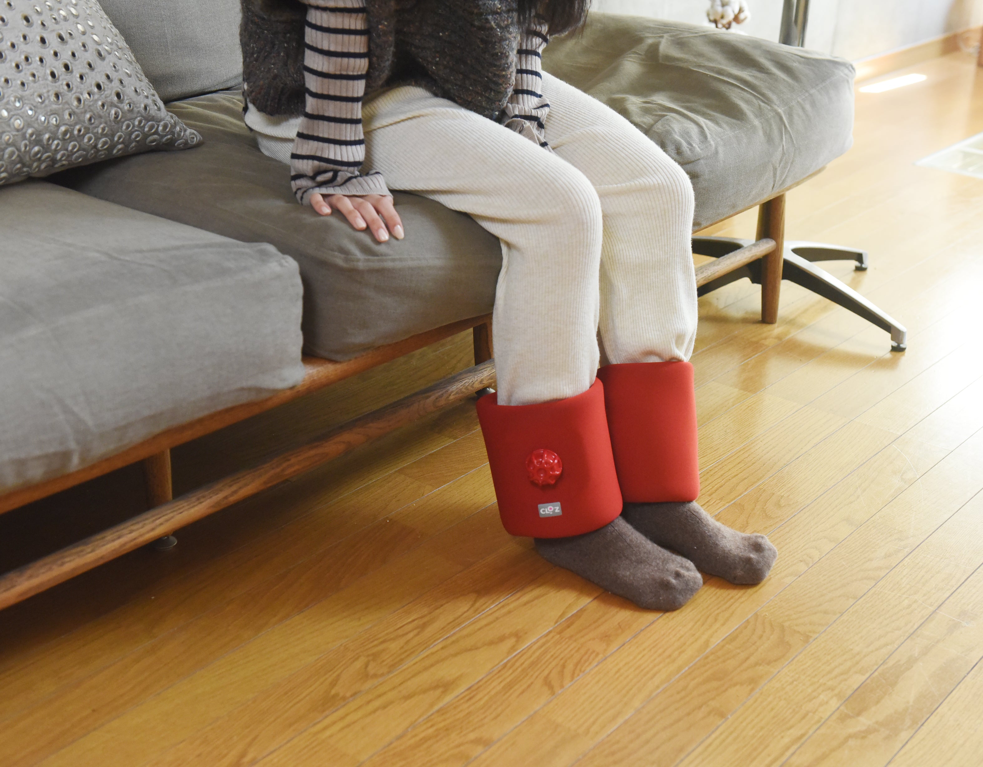 【旧型】クロッツ やわらか湯たんぽ 足首用タイプ