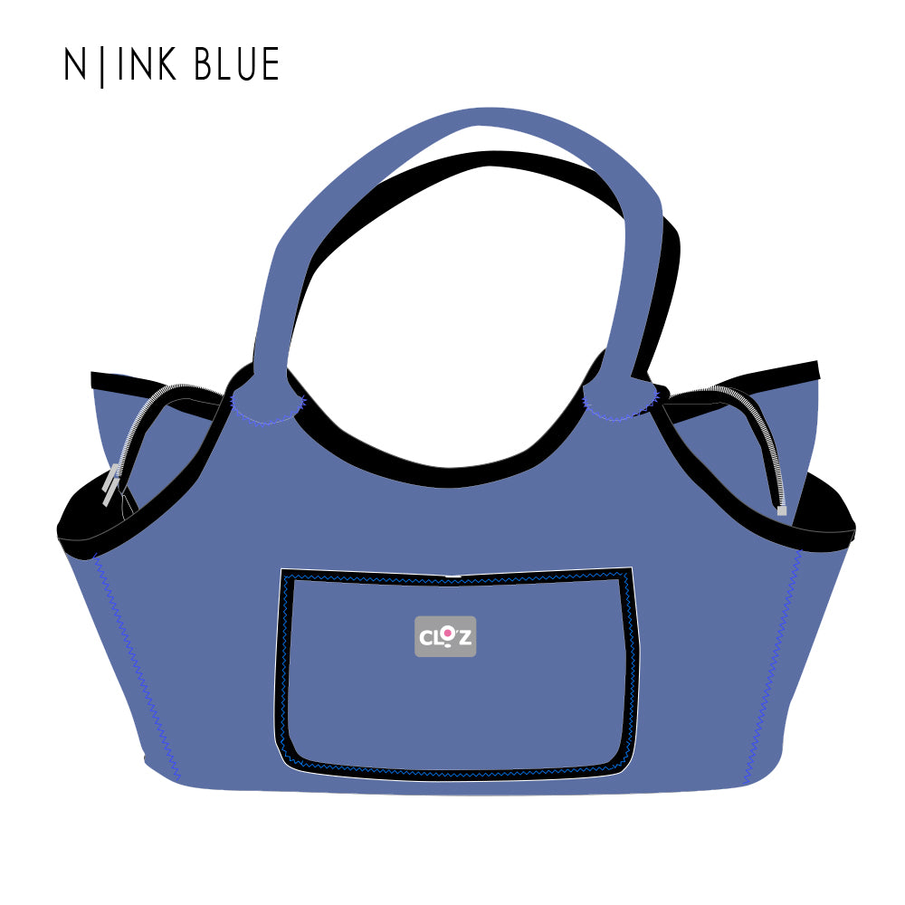 クロッツ バッグ| 防水素材|ボートトート|ファスナー付き