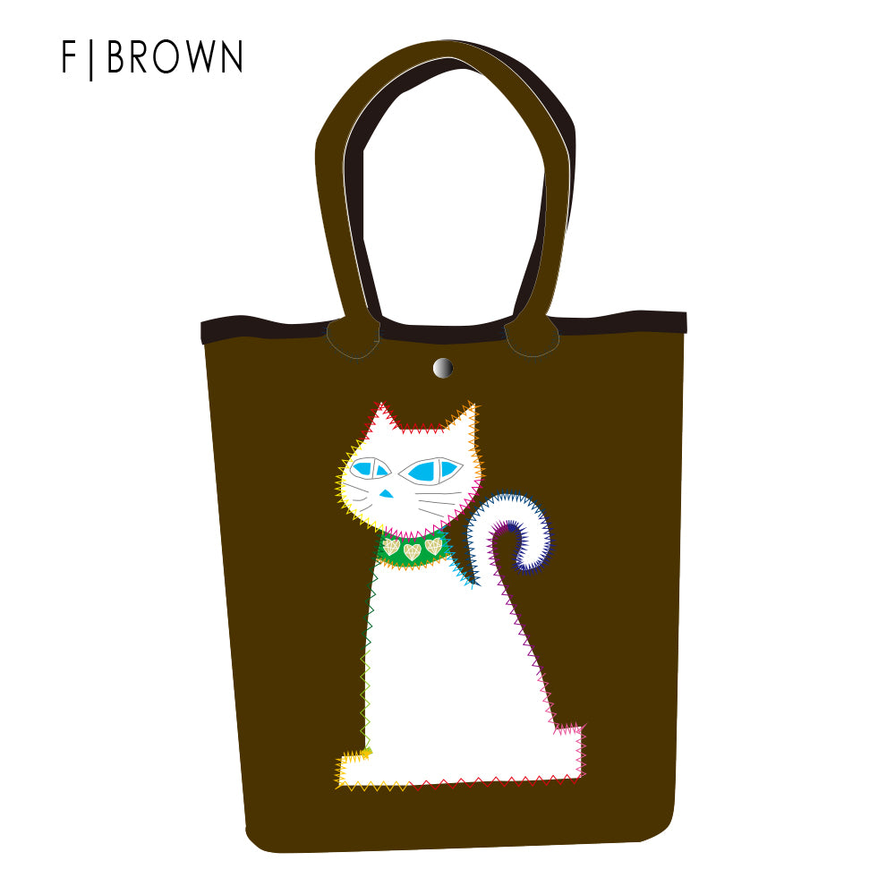【SECRET PRICE】クロッツ バッグ|防水素材|黒猫トート|白猫トート