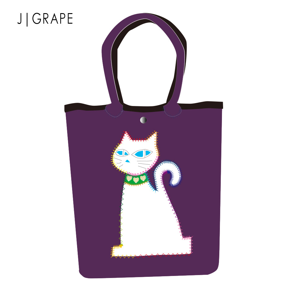 【SECRET PRICE】クロッツ バッグ|防水素材|黒猫トート|白猫トート