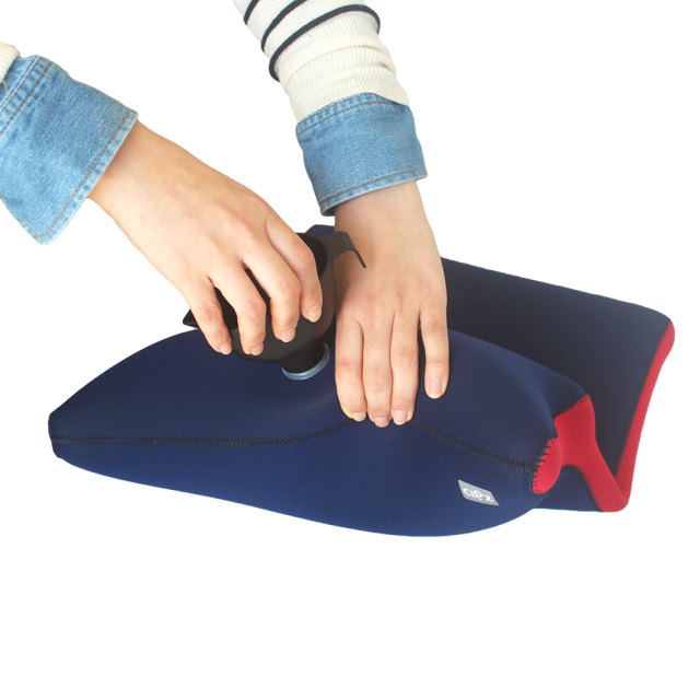 クロッツ やわらか湯たんぽ 座ぶとんタイプ(立ち上がり付)