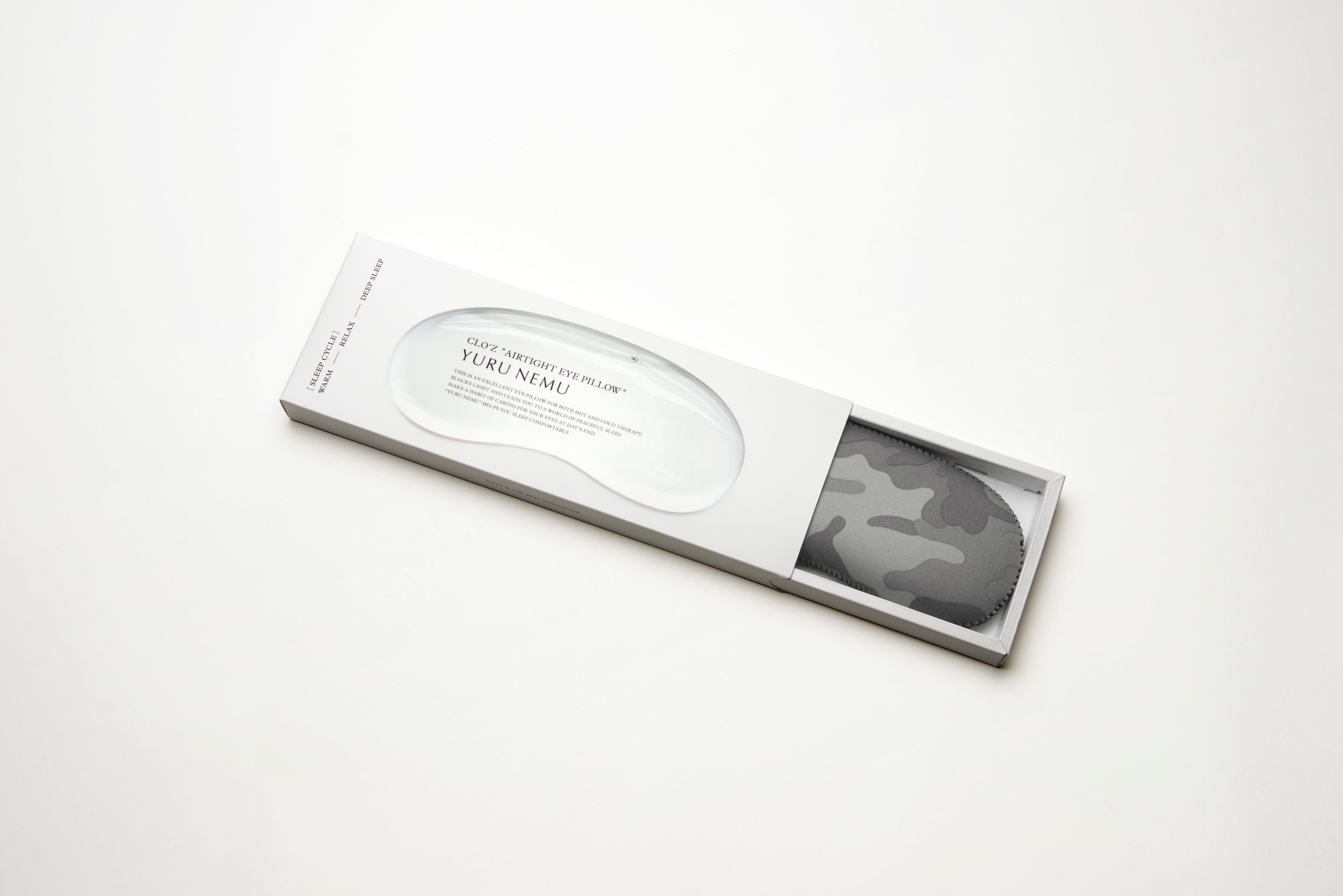 クロッツ エアタイト アイピロー YURU NEMU｜先着300個限定専用カバー付き