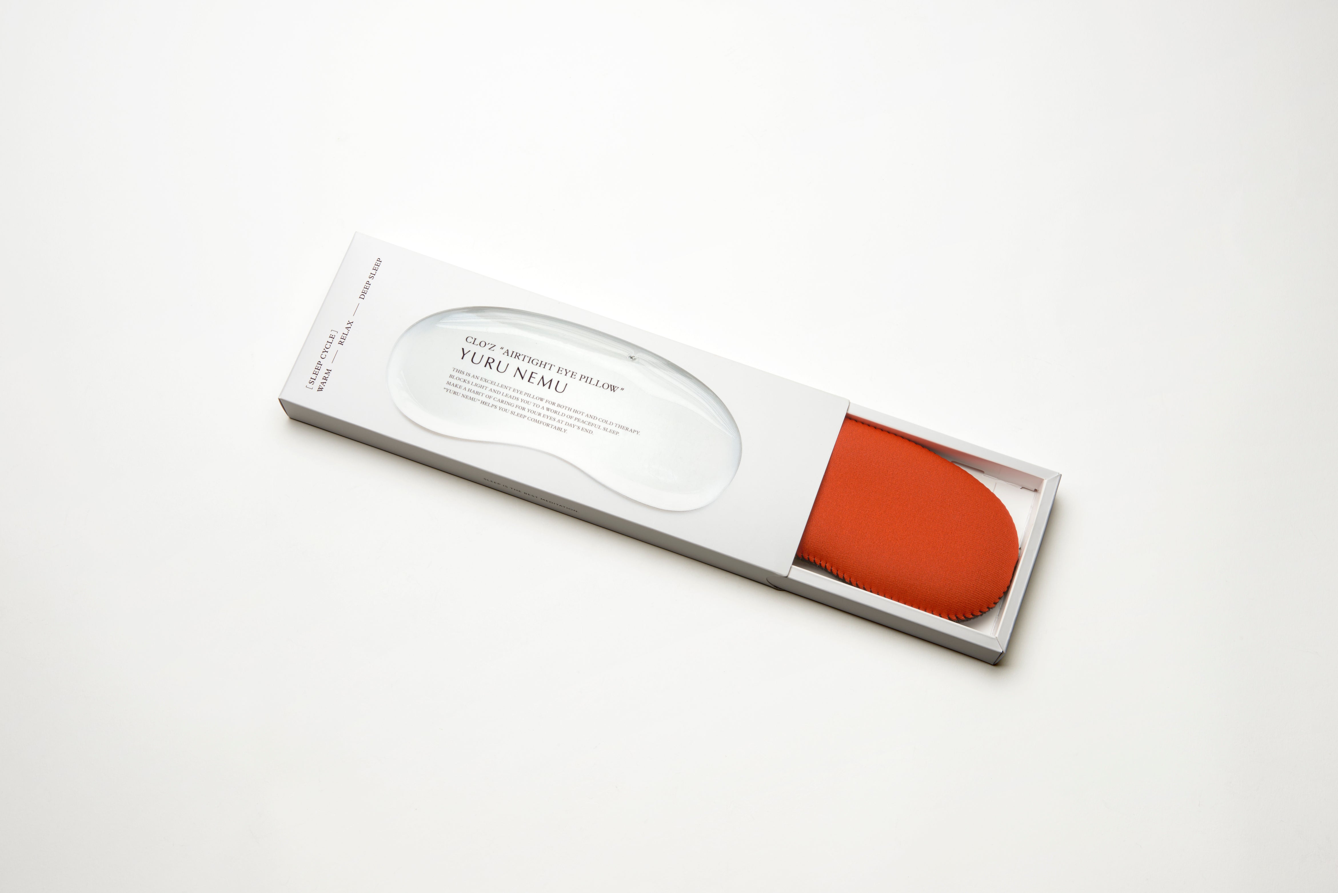 クロッツ エアタイト アイピロー YURU NEMU｜先着300個限定専用カバー付き