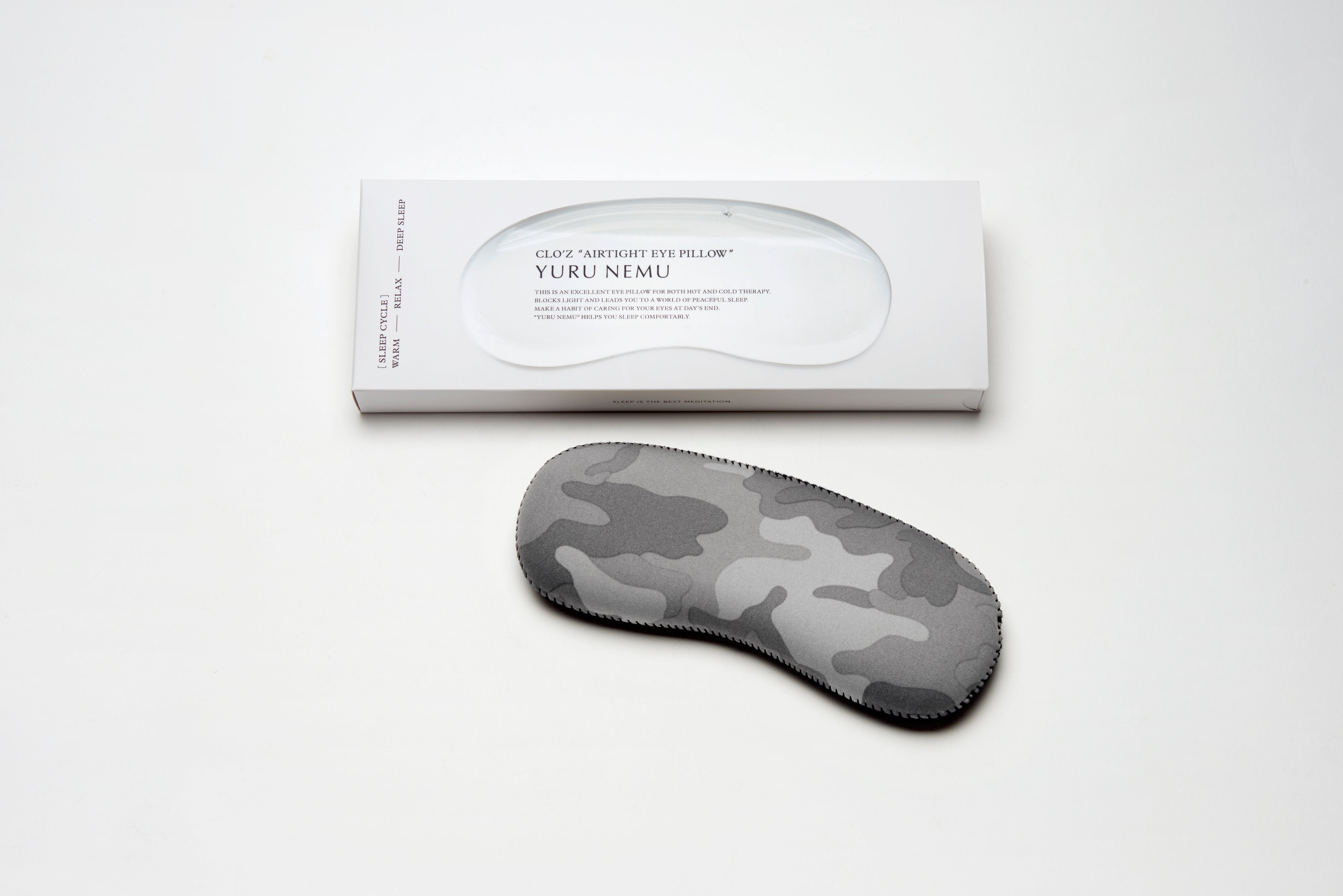 クロッツ エアタイト アイピロー YURU NEMU｜先着300個限定専用カバー付き