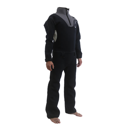 クロッツ ライトドライスーツ 2WJ バックファスナー（ブラックｘグレー）