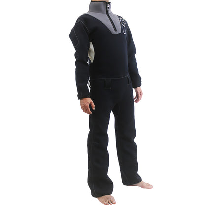クロッツ ライトドライスーツ 2WJ バックファスナー（ブラックｘグレー）