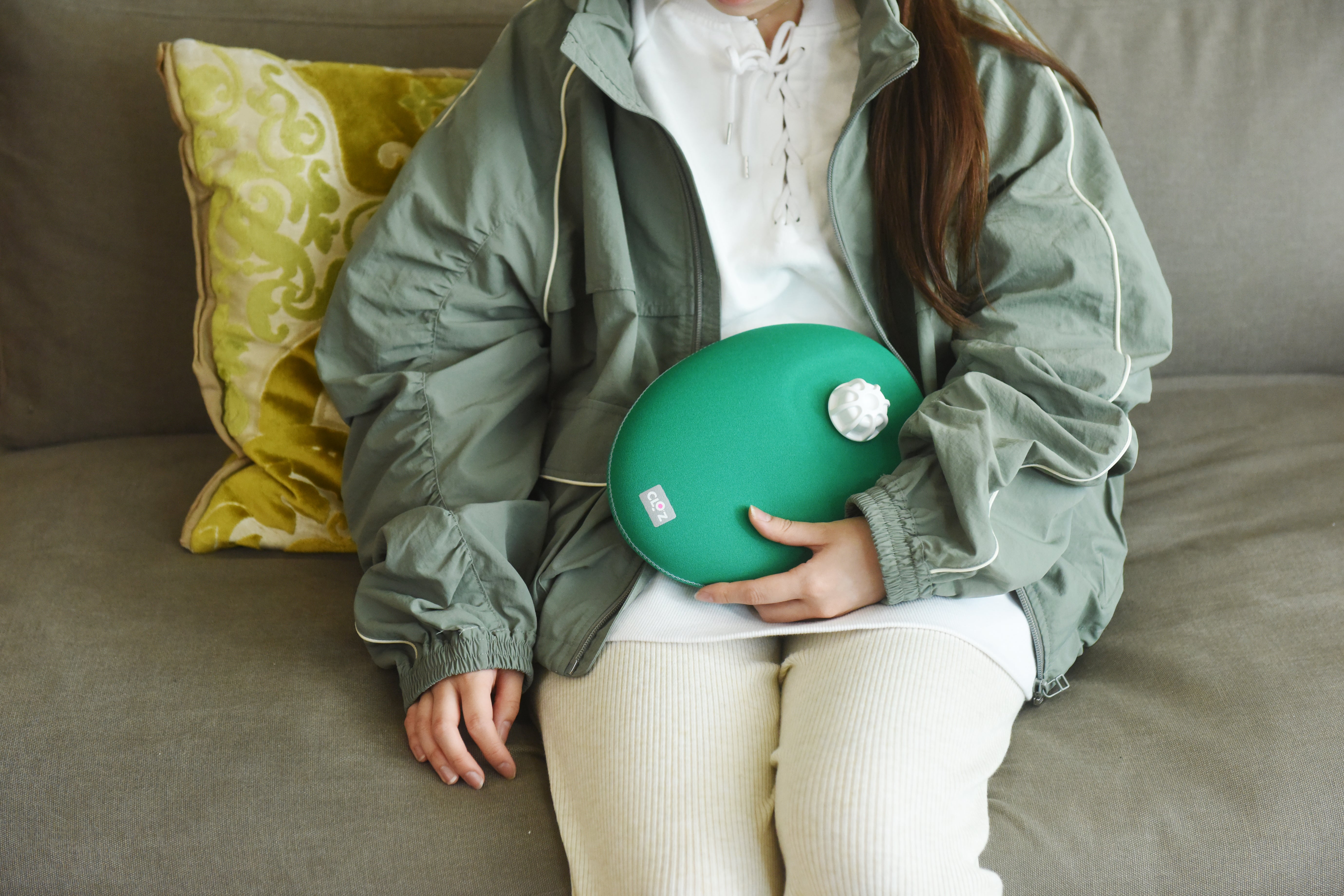 クロッツ やわらか湯たんぽ たまご型タイプ 1.2L