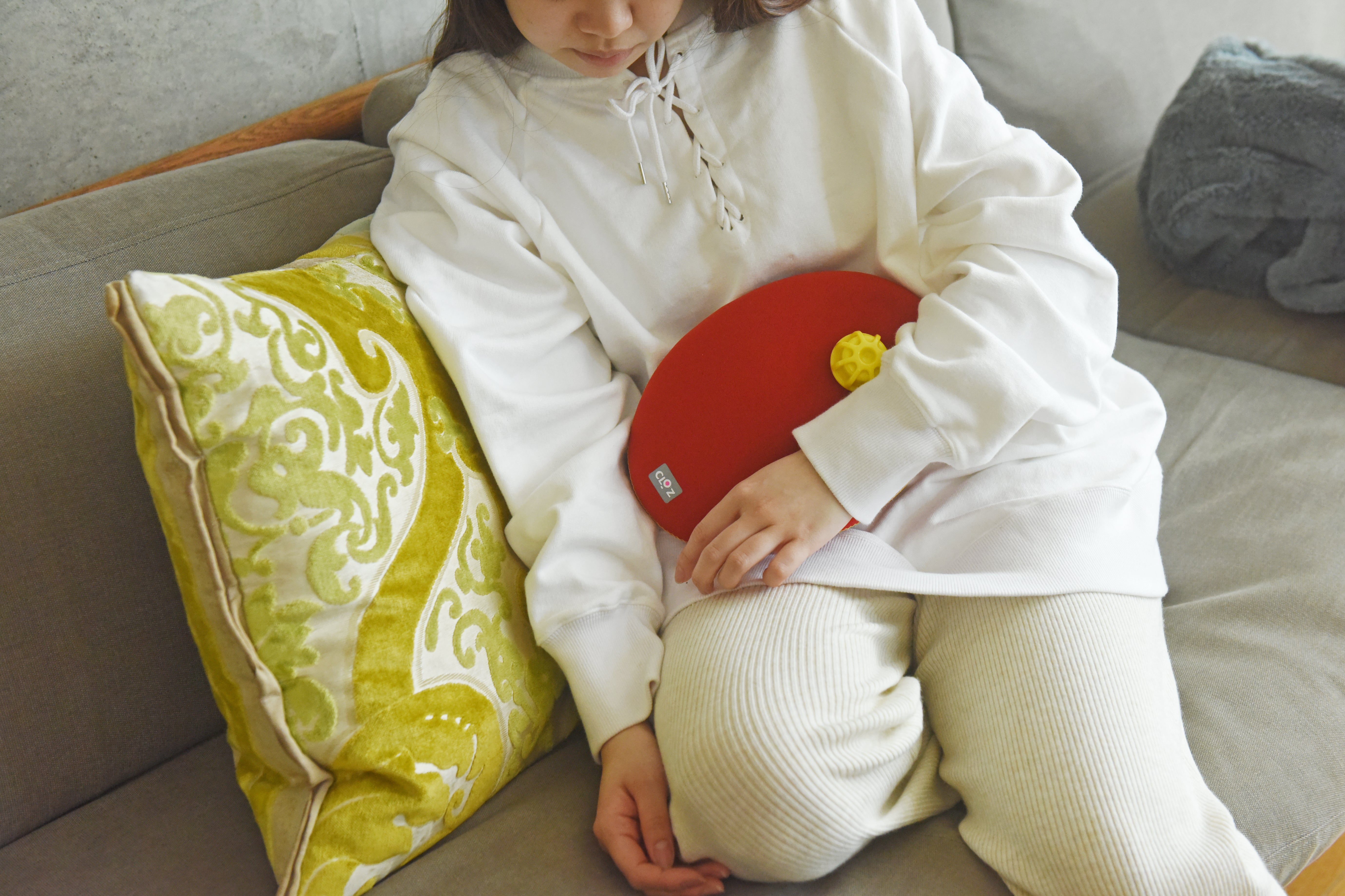 クロッツ やわらか湯たんぽ たまご型タイプ 1.2L