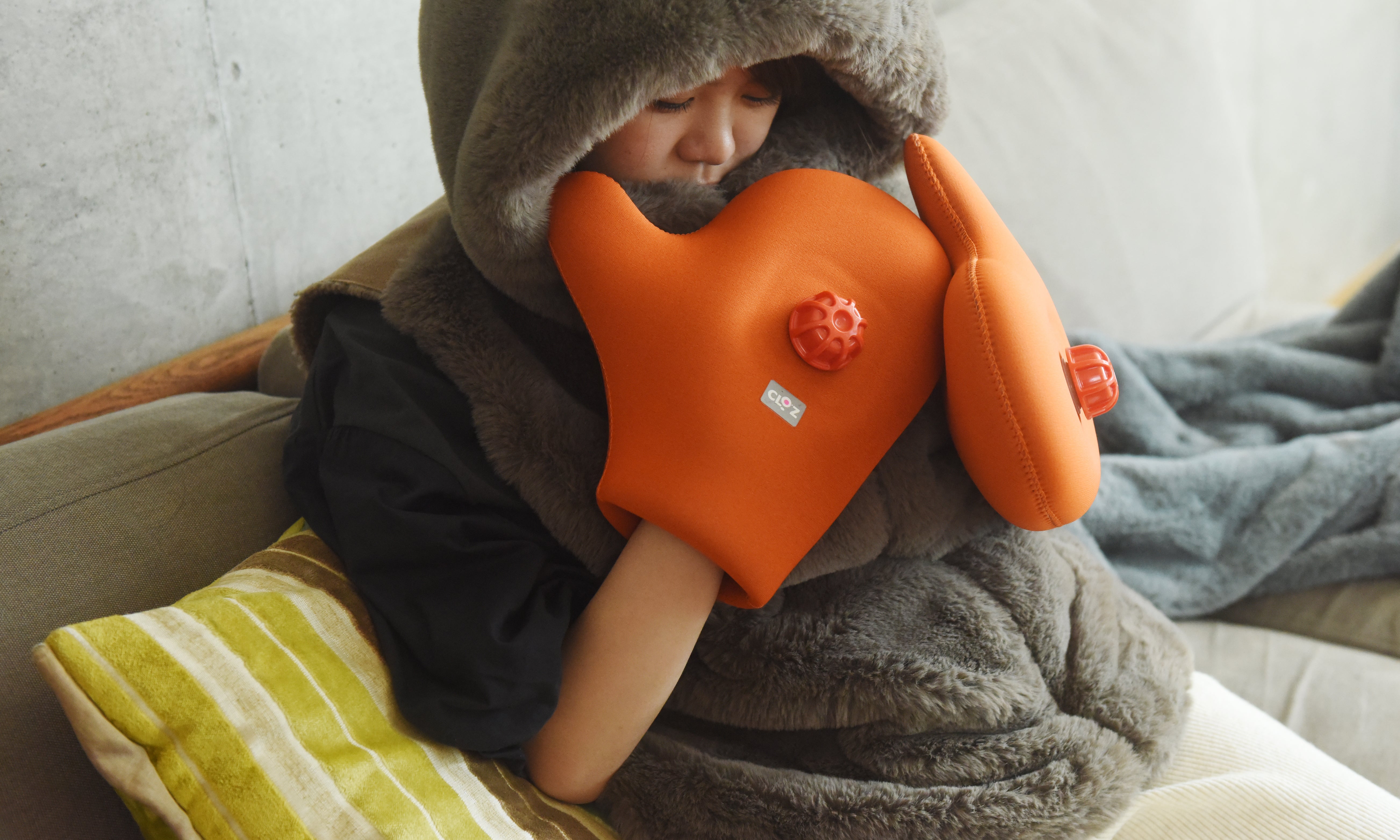 クロッツ やわらか湯たんぽ 手用タイプ