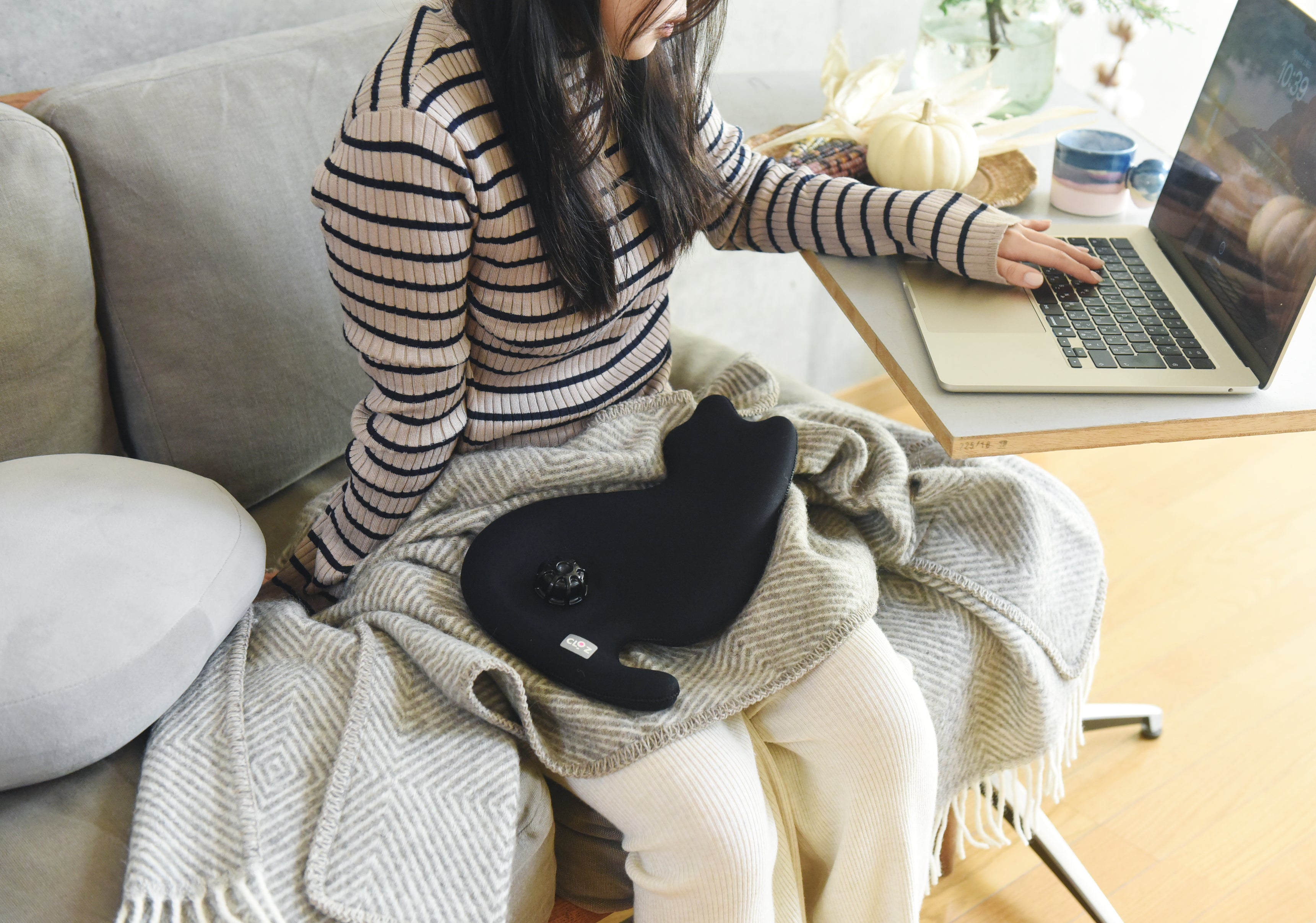 クロッツ やわらか湯たんぽ ネコタイプ