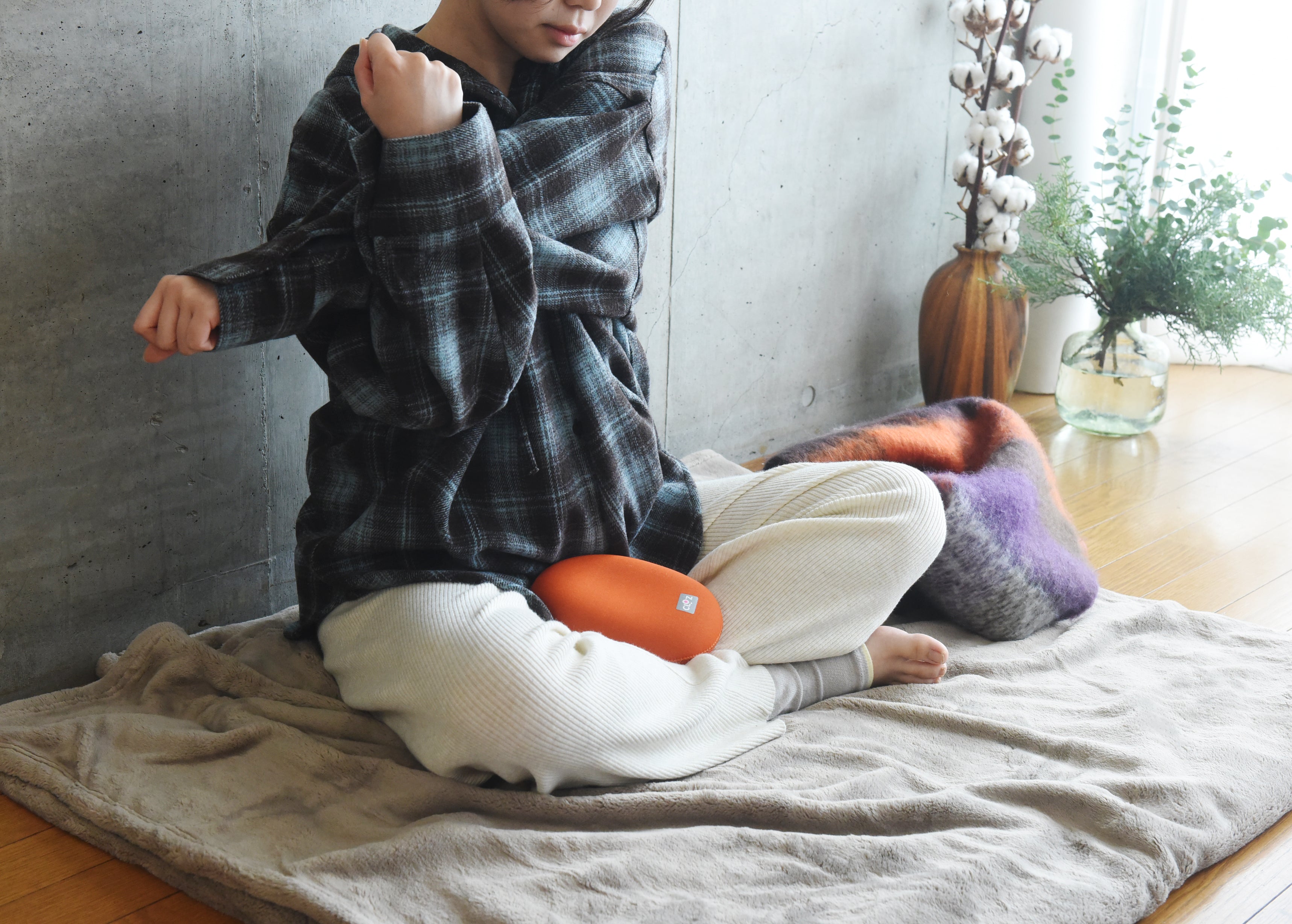 クロッツ やわらか湯たんぽ エアタイト｜たまご型タイプ