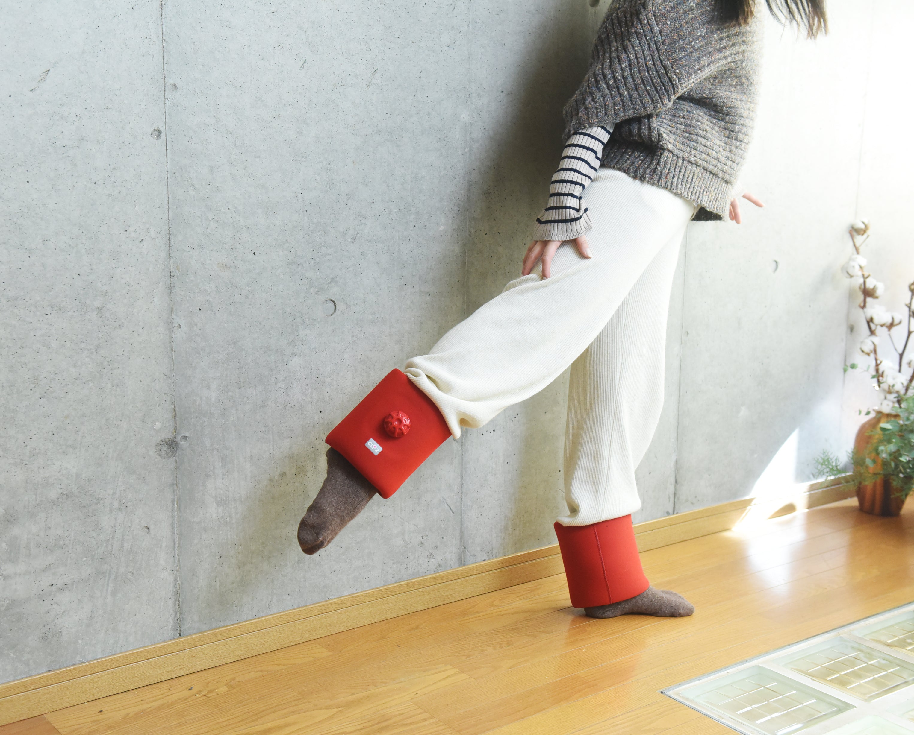 クロッツ やわらか湯たんぽ 足首用タイプ