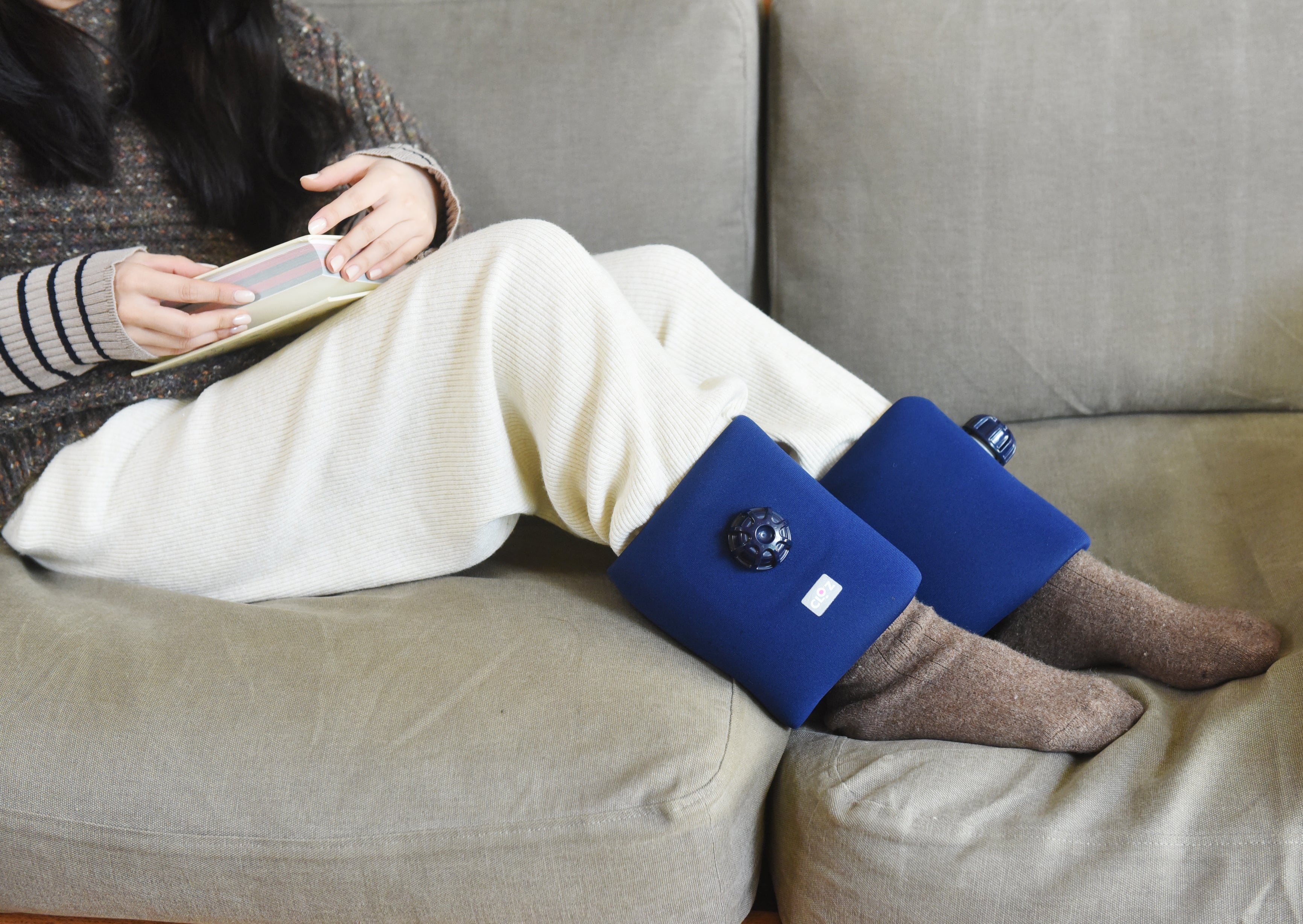 クロッツ やわらか湯たんぽ 足首用タイプ