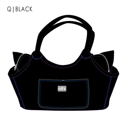 クロッツ バッグ｜ 防水素材｜ボートトート｜ファスナー付き