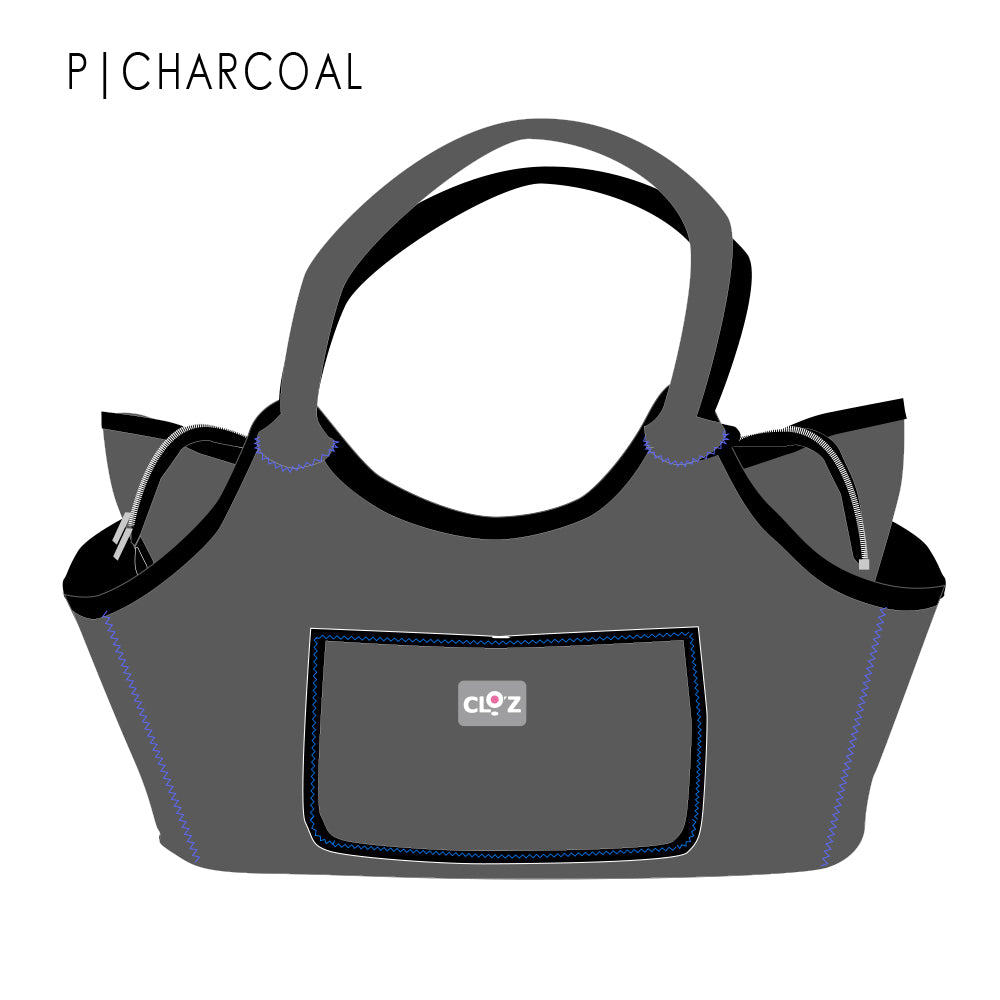 クロッツ バッグ｜ 防水素材｜ボートトート｜ファスナー付き