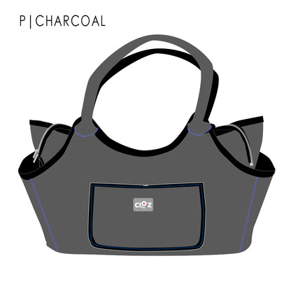 クロッツ バッグ｜ 防水素材｜ボートトート｜ファスナー付き