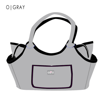 クロッツ バッグ｜ 防水素材｜ボートトート｜ファスナー付き