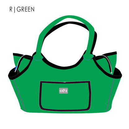 クロッツ バッグ｜ 防水素材｜ボートトート｜ファスナー付き