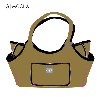 クロッツ バッグ｜ 防水素材｜ボートトート｜ファスナー付き