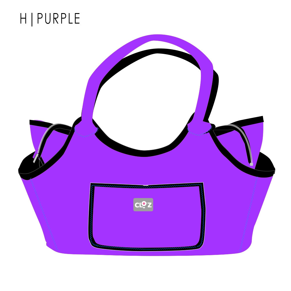 クロッツ バッグ｜ 防水素材｜ボートトート｜ファスナー付き