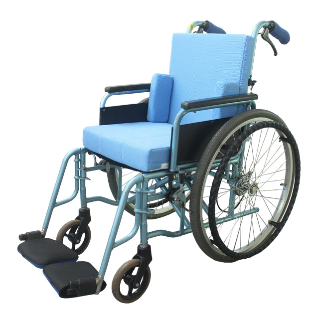 クロッツ エア 車椅子背付きハードクッション サイドサポート付き (底面滑り止め)