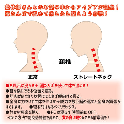 クロッツ やわらか湯たんぽ 首枕タイプ