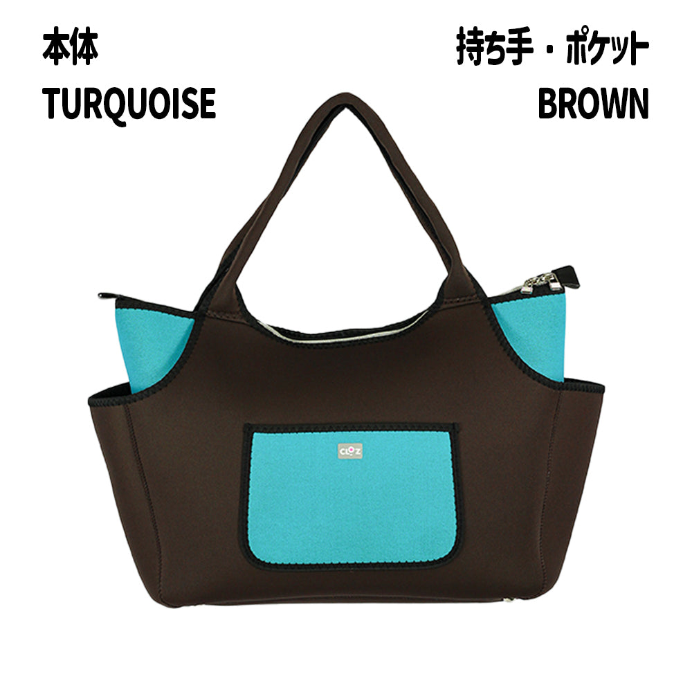 クロッツ バッグ｜ 防水素材｜ボートトート｜ファスナー付き