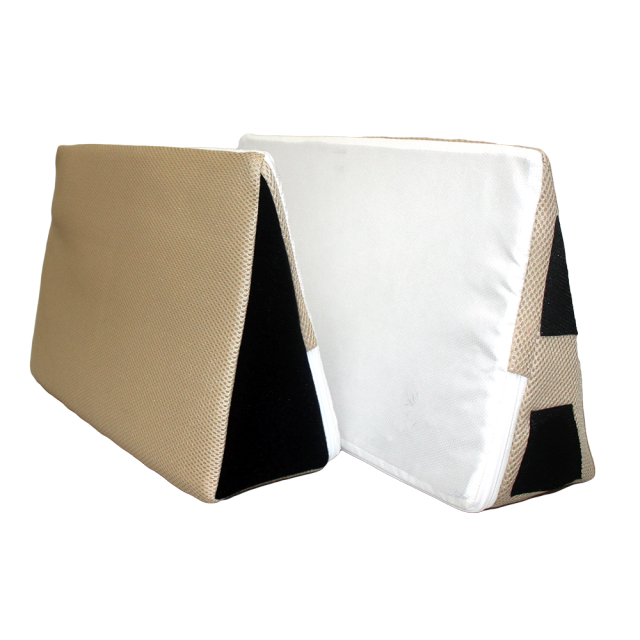 クロッツ エア 介護用体位変換三角クッション 連結・分離2個セット｜43（連結時86）×27×15cm （底面滑り止め）